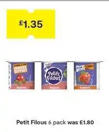SuperValu Petit Filous 6 pack offer