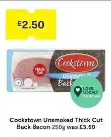 SuperValu Cookstown Unsmoked Thick Cut Back Bacon offer