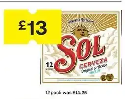 SuperValu Sol Cerveza offer