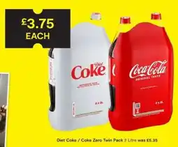 SuperValu Diet Coke / Coke Zero Twin Pack offer