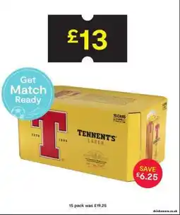 SuperValu Tennent's Lager offer