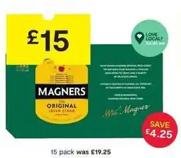 SuperValu Magners The Original Irish Cider offer