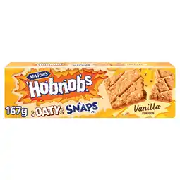 Iceland McVitie's Hobnobs Vanilla Flavour Oaty Snaps 167g offer