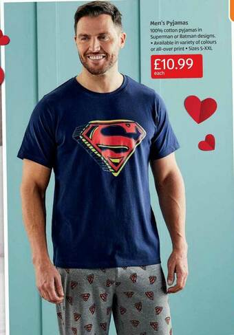 Aldi Men's Pyjamas offer