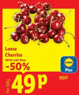 Lidl Cherries offer