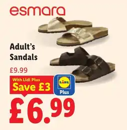 Lidl Esmara Adult's Sandals offer