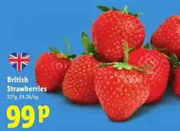 Lidl British Strawberries offer