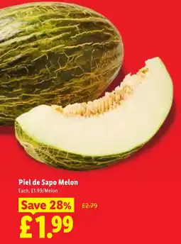 Lidl Piel de Sapo Melon offer