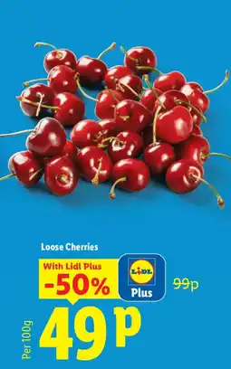 Lidl Loose Cherries offer