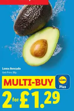 Lidl Loose Avocado offer