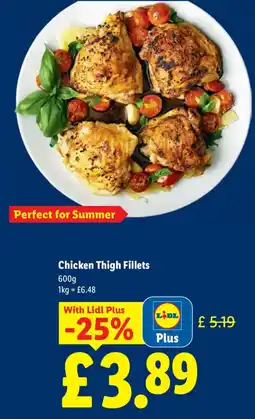Lidl Chicken Thigh Fillets offer