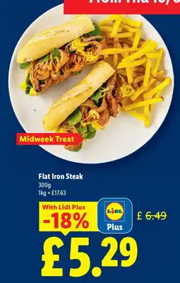 Lidl Flat Iron Steak offer