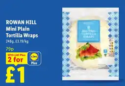 Lidl Rowan Hill mini plain tortilla wraps offer