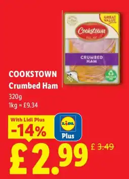 Lidl Cookstown crumbed ham offer