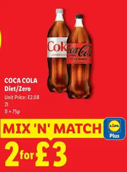 Lidl Coca Cola Diet/Zero offer