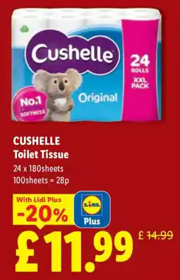 Lidl Cushelle Toilet Tissue offer