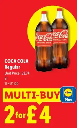Lidl Coca Cola Regular offer