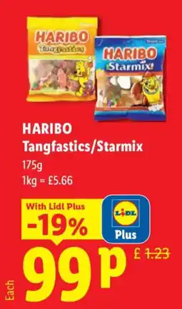 Lidl Haribo tangfastics/starmix offer