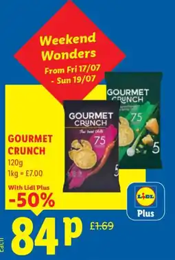 Lidl Gourmet crunch offer