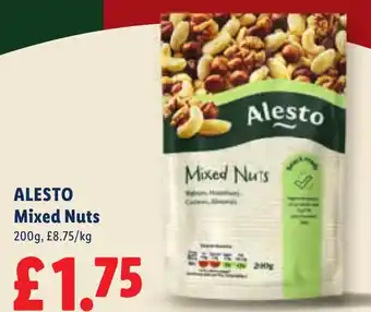 Lidl Alesto mixed nuts offer
