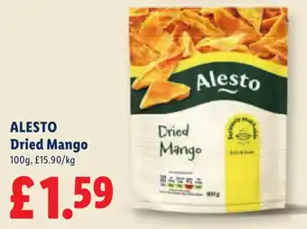 Lidl Alesto Dried Mango offer