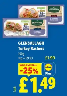 Lidl Turkey Rashers offer