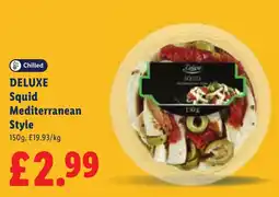 Lidl Deluxe squid mediterranean style offer