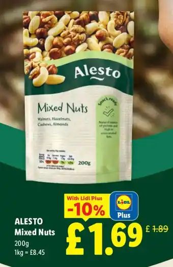 Lidl Alesto Mixed Nuts offer