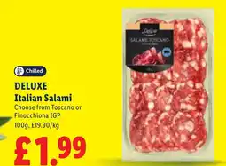 Lidl Deluxe italian salami offer