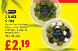 Lidl Deluxe olives offer