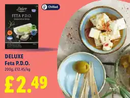 Lidl Deluxe feta p.d.o. offer