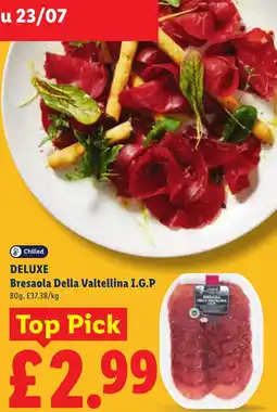 Lidl Deluxe bresaola della valtellina i.g.p offer
