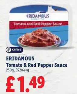 Lidl Eridanous Tomato & Red Pepper Sauce offer