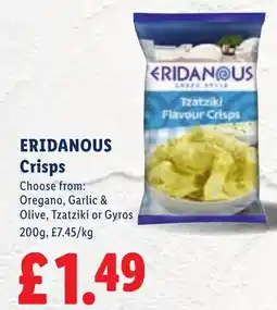 Lidl Eridanous crisps offer