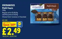 Lidl Eridanous petit fours offer