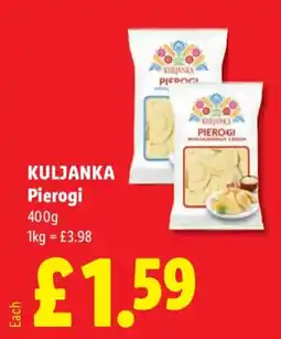 Lidl Kuljanka pierogi offer