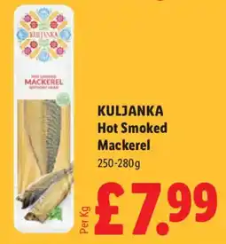 Lidl Kuljanka hot smoked mackerel offer
