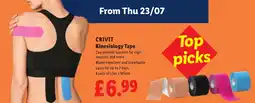 Lidl Crivit Kinesiology Tape offer