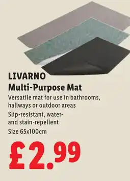 Lidl Livarno multi-purpose mat offer