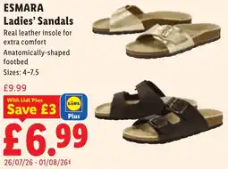 Lidl Esmara Ladies Sandals offer