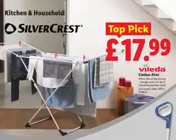Lidl Vileda clothes airer offer