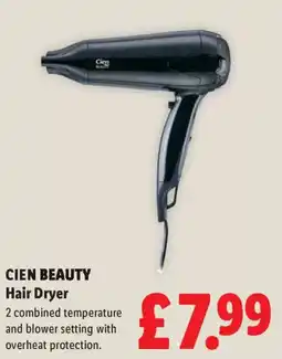 Lidl Cien beauty hair dryer offer