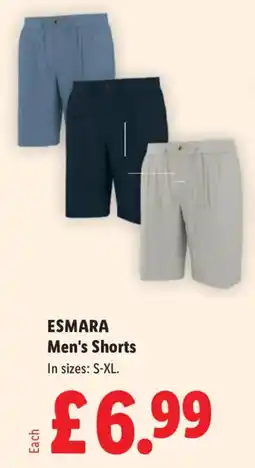 Lidl Esmara Men's Shorts offer