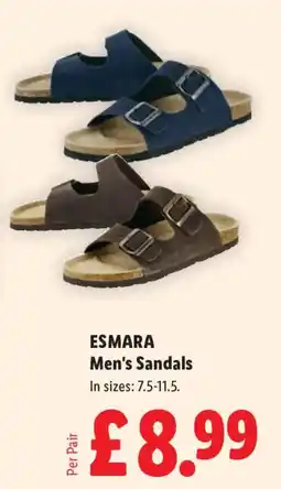Lidl Esmara Men's Sandals offer