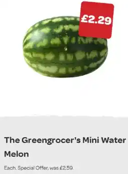 Spar The Greengrocer's Mini Water Melon offer
