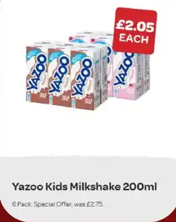 Spar Yazoo kids milkshake offer