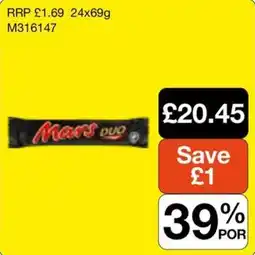 Booker Wholesale Mars duo offer