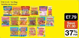 Booker Wholesale Haribo assorted sweets offer