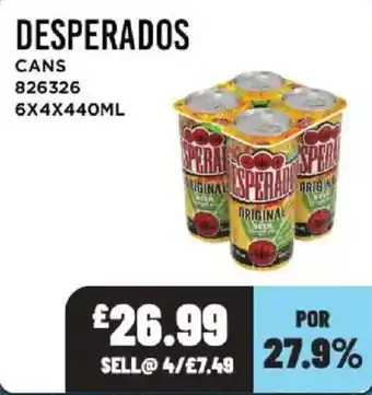 Bestway Desperados cans offer