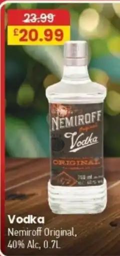 MyMINIMIX Nemiroff vodka offer